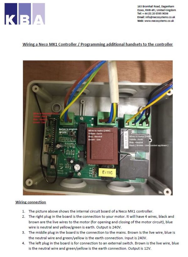 Normstahl Handsender 1 Befehl Standard - 40 MHz/FM Fernbedienung Für Garagentore | Robuste Steuerung