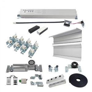 KBA Aluminium Door / Frameless Glass Sliding Door Kit with motor controller