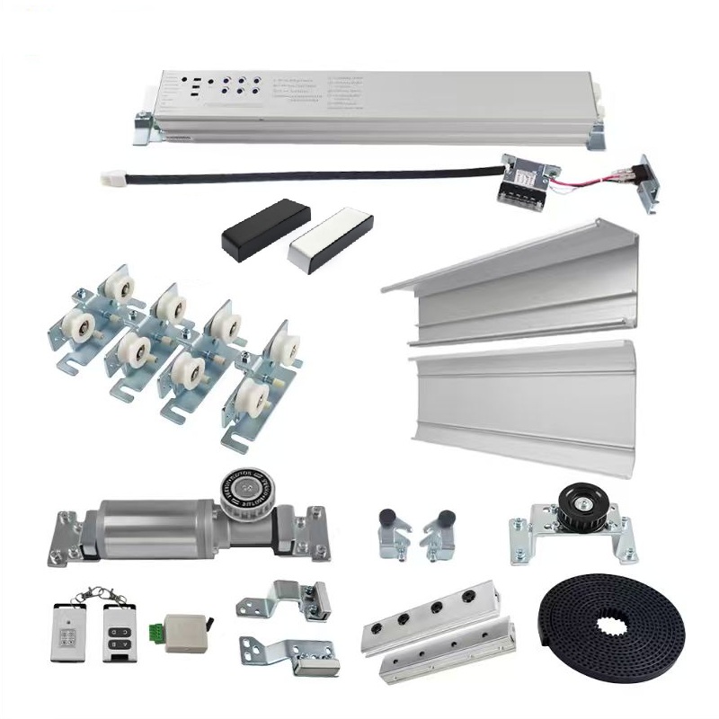 KBA Aluminium Door / Frameless Glass Sliding Door Kit with motor controller